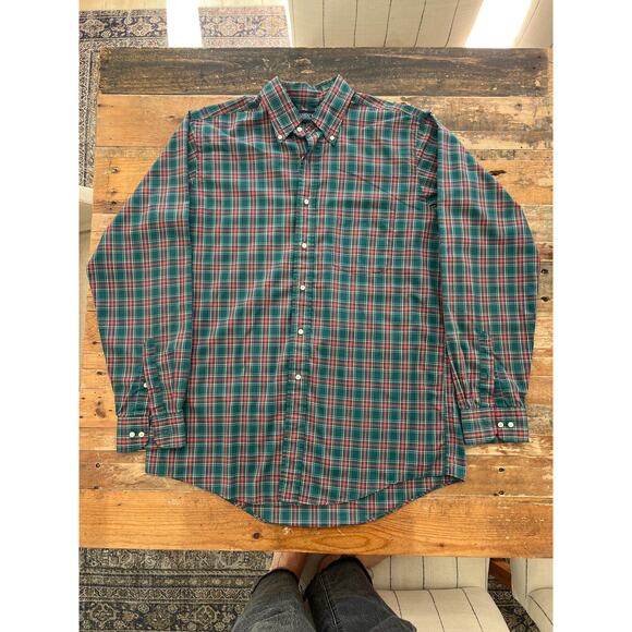 Lands’ End Plaid Button-Up Shirt - Picture 3 of 5